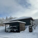 猪苗代の雪の景色